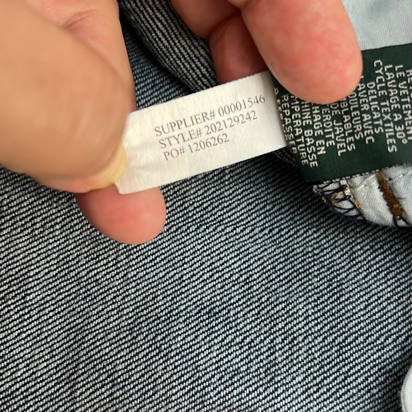 Lauren Jeans Co. Ralph Lauren Classic MidCalf Blue Denim Cropped - Picture 10 of 11